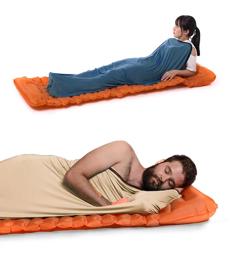 Description Picture 6 of itemNaturehike 2023 Sleeping Bag Liner Ultralight High Elastic Mummy Quilt Winter Wearable Portable Camping Pocket Sleeping Bags