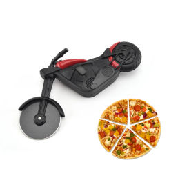 Motorcycle Pizza Cutter Pizza Wheel Roller Pizza Pastry Knives Slicer Peel Kitchen Cut Tools Stainless Steel