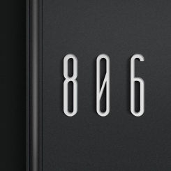 1Pc Silver Color Self Adhesive Door Number Sign 0 To 9 3D Number Sticker Acrylic House Number Digit Apartment Door Address Label