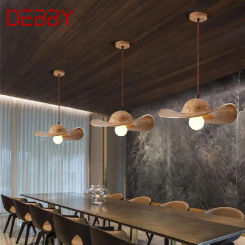 DEBBY Nordic Hat Pendant Hanging Lamp LED Modern Creative Simple Chandelier Light for Home Dining Room Bar Decor