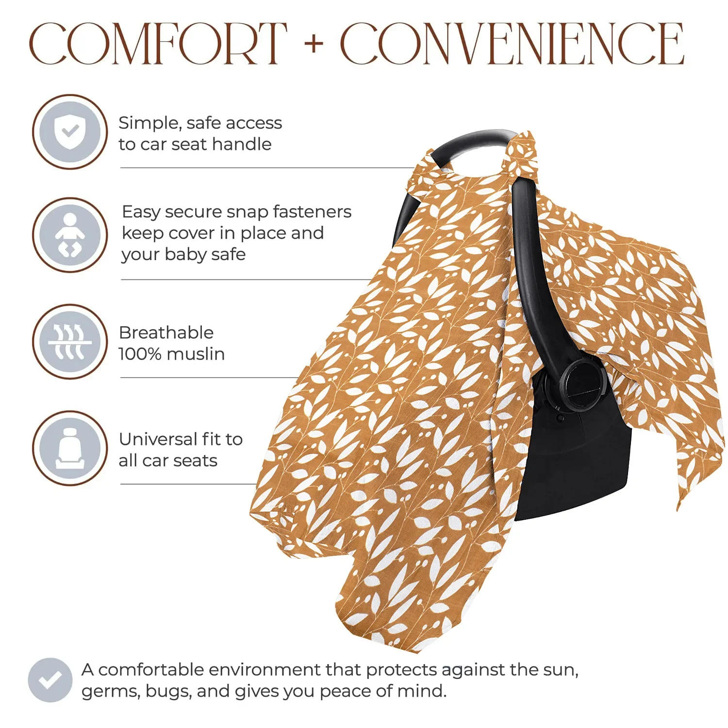 Description Picture 2 of itemBaby Stroller Accessories Pushchair Mosquito Cover Infant Carrier Car Seat Baby Sunshades Cotton Newborn Carriage Cradles Cover