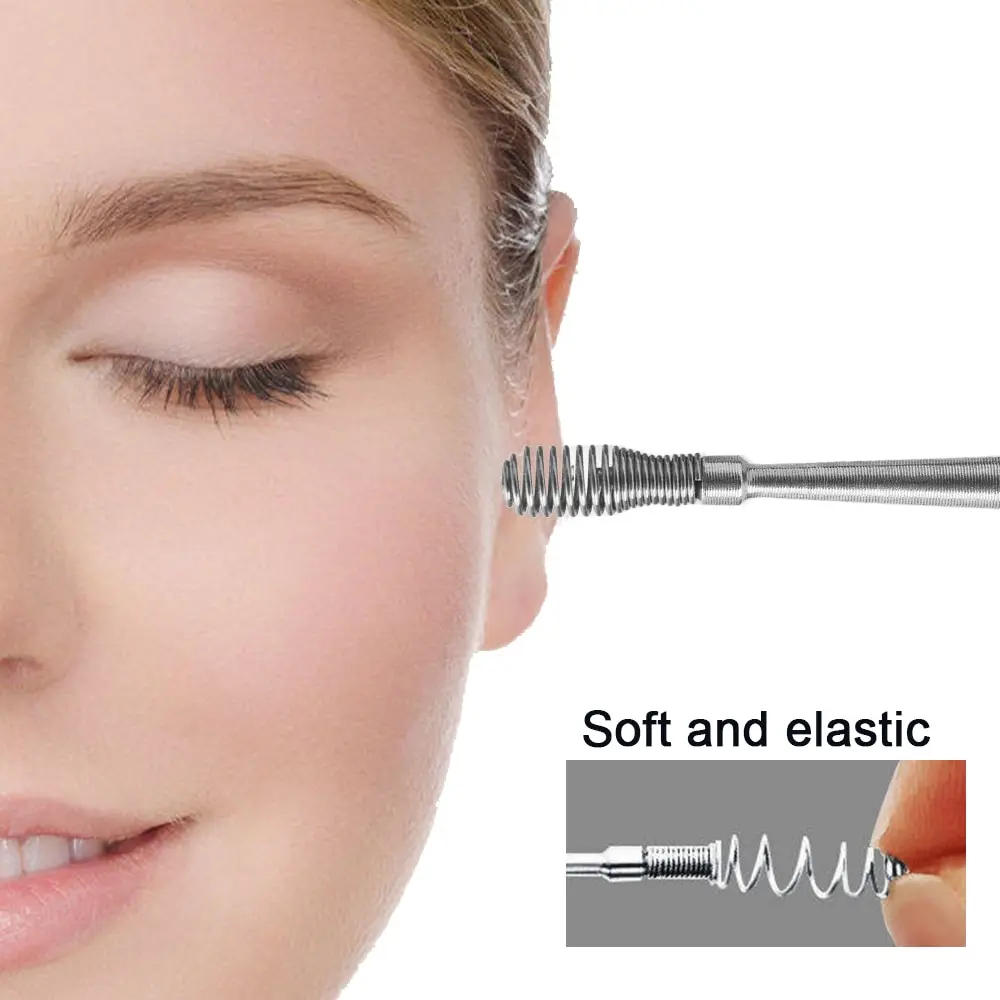 Description Picture 4 of item6PCS Ear Cleanser Spoon Health Care Earpick Ear Cleaner Wax Removal Tool Earpick Sticks Earwax Remover Curette Ear Pick Cleaning