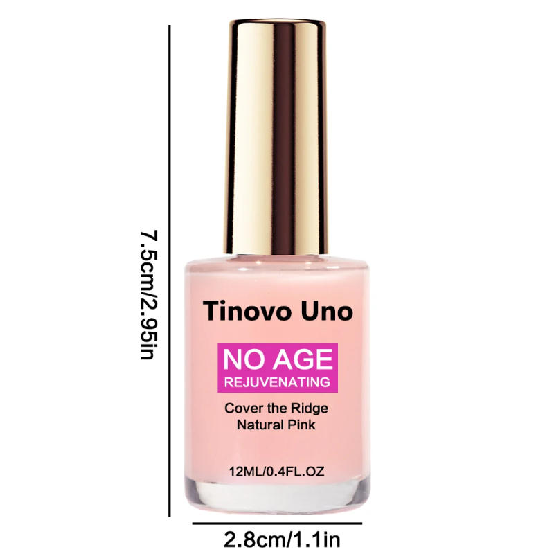 Description Picture 3 of itemTinovo Uno New Nail Strengthener and Growth Treatment No Age Natural Pink Nail Enhancer Hardener for Thin Soft Nails Repair Care