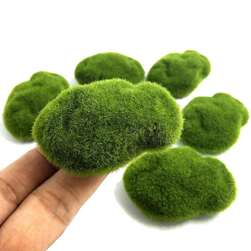 Description Picture 2 of itemFake Stone Artificial Moss Rocks Home Decor Micro Landscape Simulation Plant DIY Decoration for Garden and Crafting Home Decor