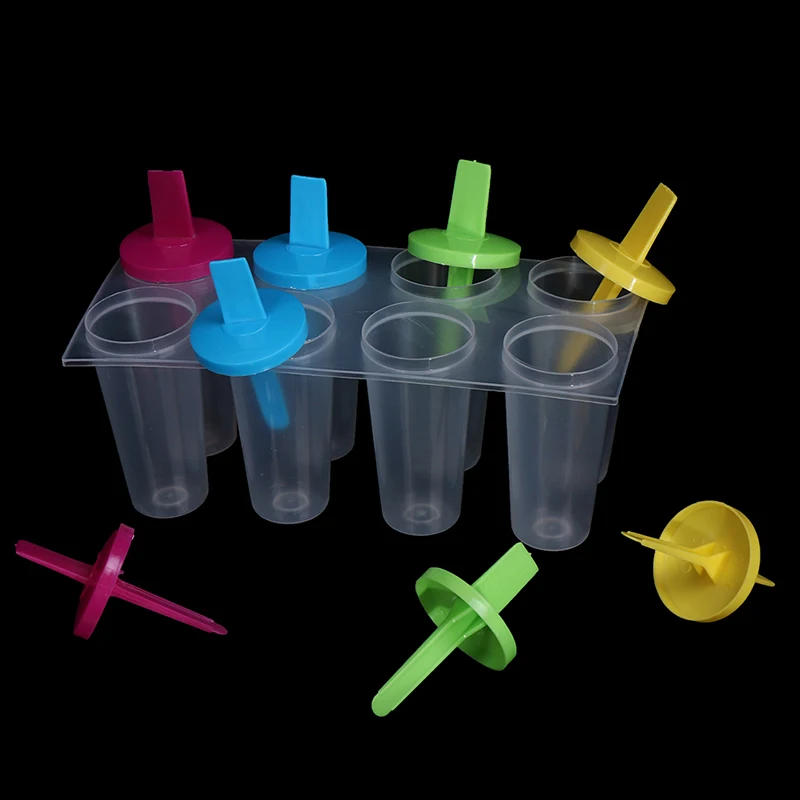 Description Picture 4 of item7Pcs/8Pcs Ice Cream Lolly Maker Form DIY Pop Mould Frozen Popsicle Yogurt Molds Tools