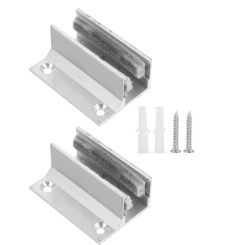 Aluminum Alloy Sliding Glass Door Bottom Floor Guide Practical Stay Roller