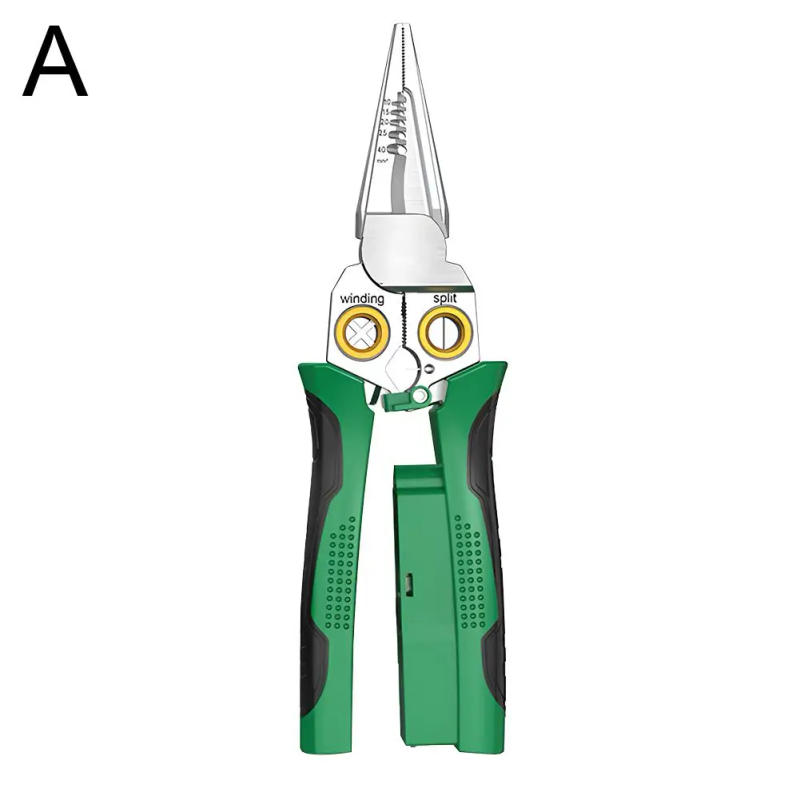 Description Picture 6 of item8 /7 In 1 Wire Stripping Pliers Multifunction Electrician Cable Stripper Cutting Splitting Repair Hand Tools Pliers