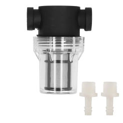150 Micron Beer Inline Filter Strainer for home Brewing - 80 Mesh Water & Beer Filtration System