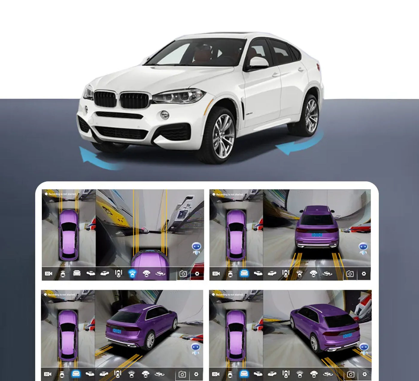 Description Picture 5 of item360° Panoramic Camera 720P/1080P HD Rear/Front/Left/Right View Lens 360 Panoramic Accessories Car Android Radio