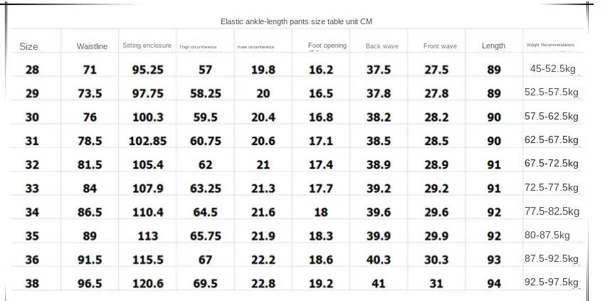 Description Picture 2 of itemNine-point Jeans Men 2024 New Loose Men's Elastic Casual Pants Man Spring Summer Straight Slim Straight Trousers