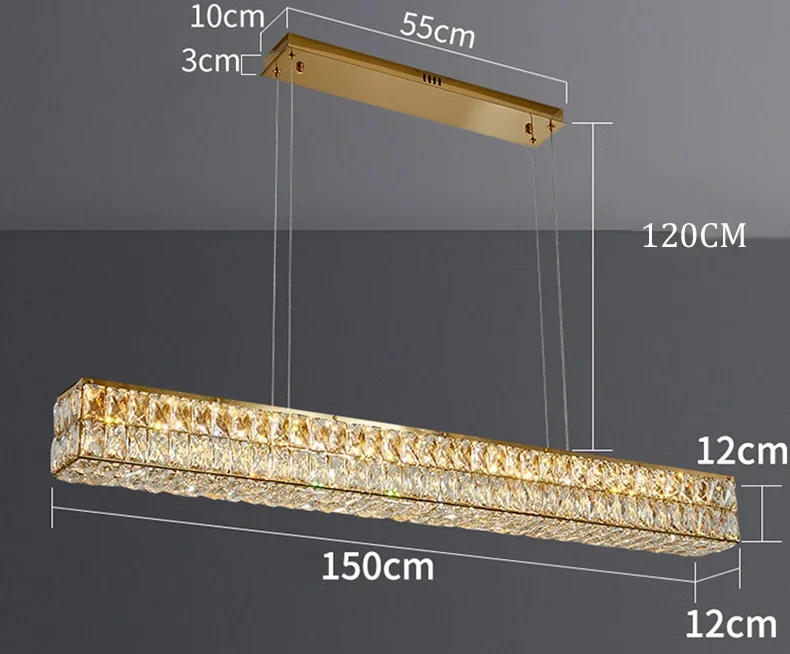 Description Picture 5 of itemHome DecorationPendant Lights, Luxury Crystal Living Room Chandelier, Dining Room Pendant Lamp, Ceiling Light, Indoor Lighting