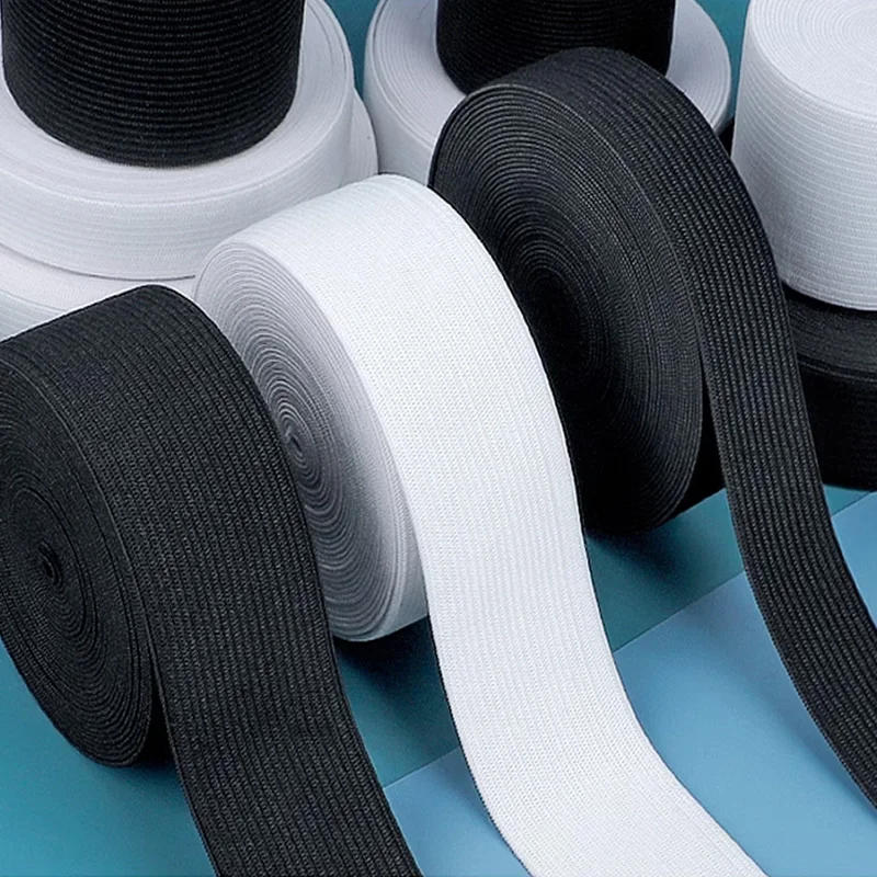 Description Picture 3 of item1M Elastic Bands Stretch Knit Elastic Spool Heavy Stretch Tape Wig Elastic Band for Sewing Waistband 10/15/20/25/30/50/60mm Wide