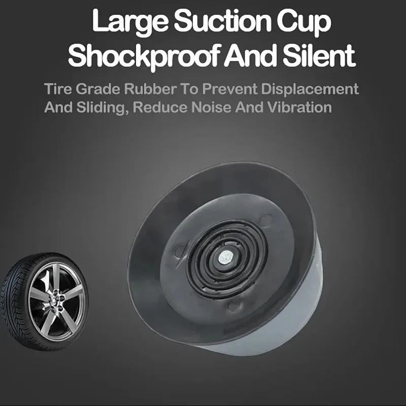 Description Picture 3 of item4 Pcs Washing Machine Foot Pads for Anti-Vibration Anti-Walk, Noise Reducing Anti Slip Anti Vibration Rubber Washing Machine Fee