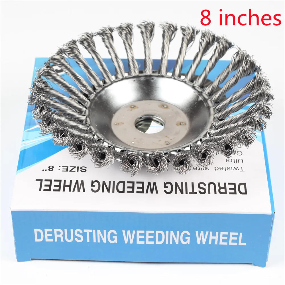 Description Picture 4 of item6/8 Inches Lawnmover Brushcutter Wire Steel Grass Trimmer Head Weed Cutting Dust Removal Garden Power Tool for Lawn Mover Kits