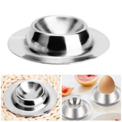 Egg Cup Egg Tray Cups Holder Stand for Restaurant Safe Egg Tools Kitchen Tools Stainless Steel Soft Boiled Kitchen Gadgets