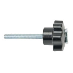Knob Nut T-Slider Bolt With Plastic Knob Nut Woodworking Tools 4 Sets Carbon Steel For Clamping Jigs & Fixtures