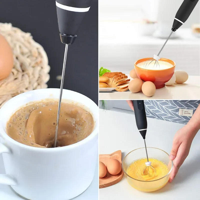 Description Picture 5 of itemMini blender, egg beater, handheld milk frother, portable coffee machine, 3-speed household kitchen food ingredient mixer
