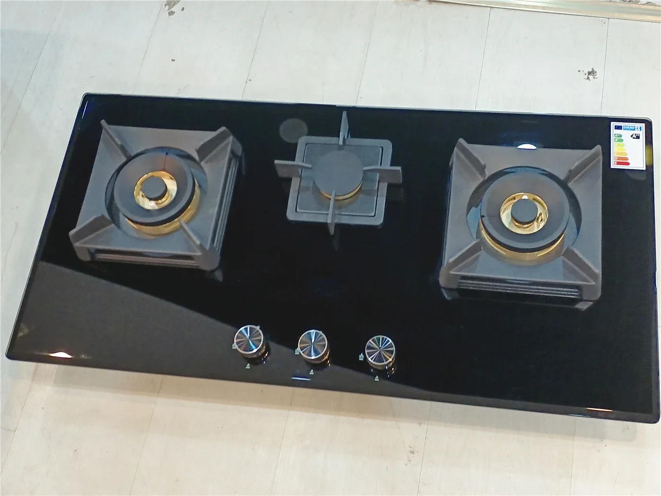 Description Picture 6 of itemGas StoveBuilt-in 3 Burners Tempered Glass Gas Stove Built-in Gas Hob