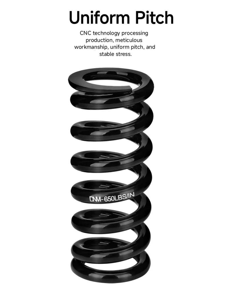 Description Picture 5 of itemBicycle Rear Shock Absorber Spring DNM DV22AR 30mm Inner Diameter Spring 350-1000LBS Applicable To DNM DV Series Shock Absorber