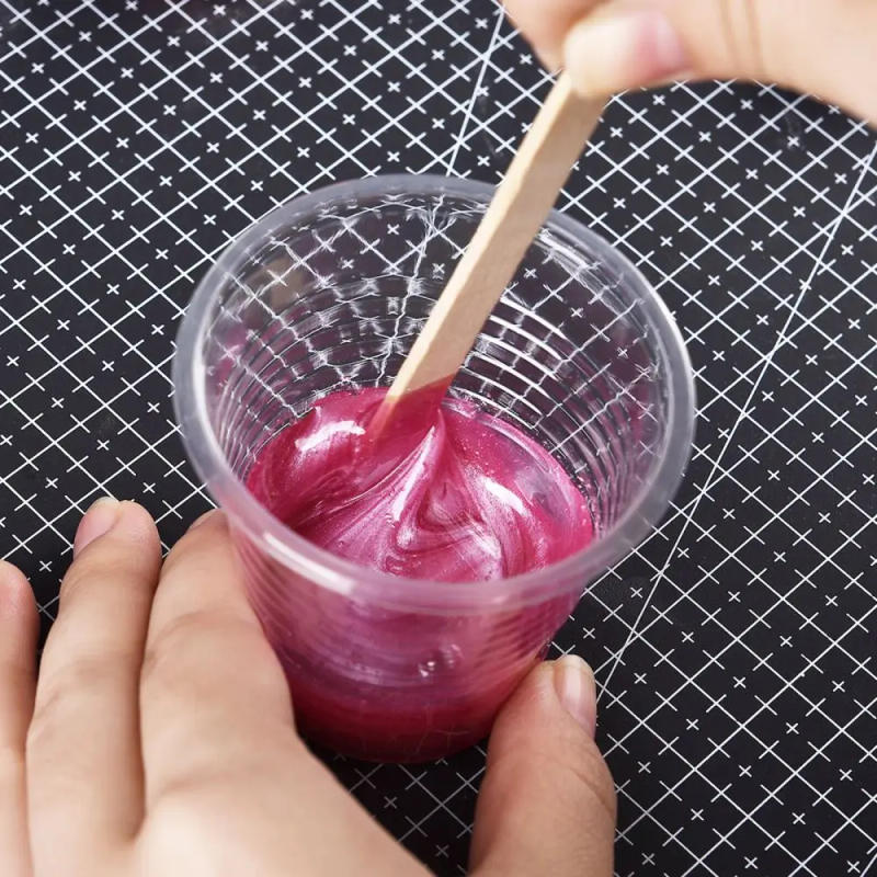 Description Picture 3 of item6 Color Pearlescent Sets Mica Powder Epoxy Resin Dye Colorant Pigment Pearl Powder DIY Glitter Candle Dye Making Material