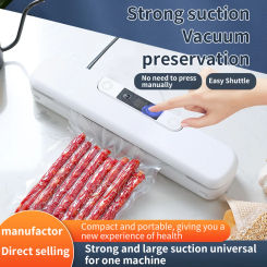 Food Saver Vacuum Sealer Machine Automatic Household Vacuum Sealing Packaging Machine With 10Pcs Bags For Food Fresh-Keeping