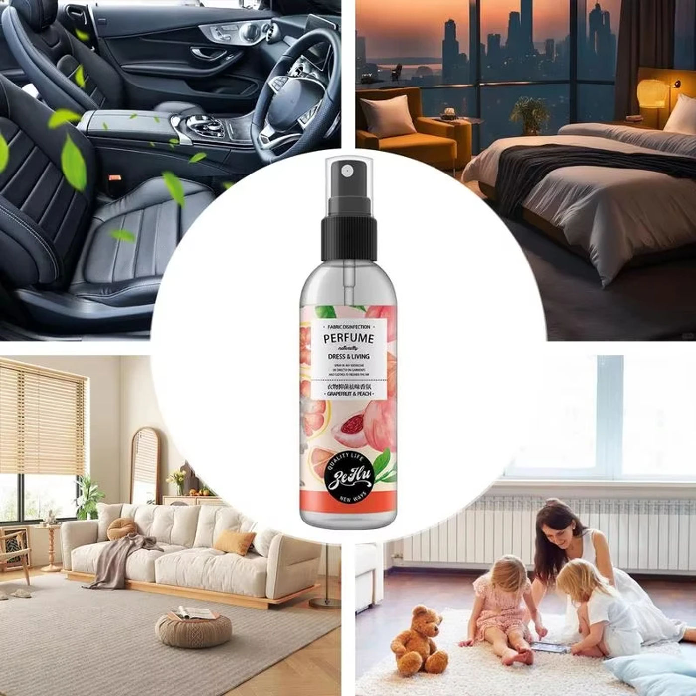 Description Picture 6 of item1-3Pcs Clothing Spray Portable Deodorizing Refreshener Household Shoes Cloth Cleaning Air Freshener And Closet Mite Remover Tool