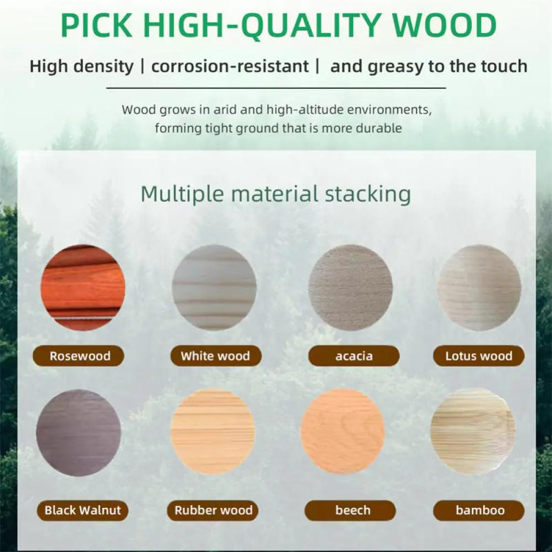 Description Picture 2 of item1-10PCS Honey Dipper Stick Long Handle Wood Honey Mixer Stir Practical Bar Spoon 8.4cm/16cm Honey Mixing Stick Kitchen Tools