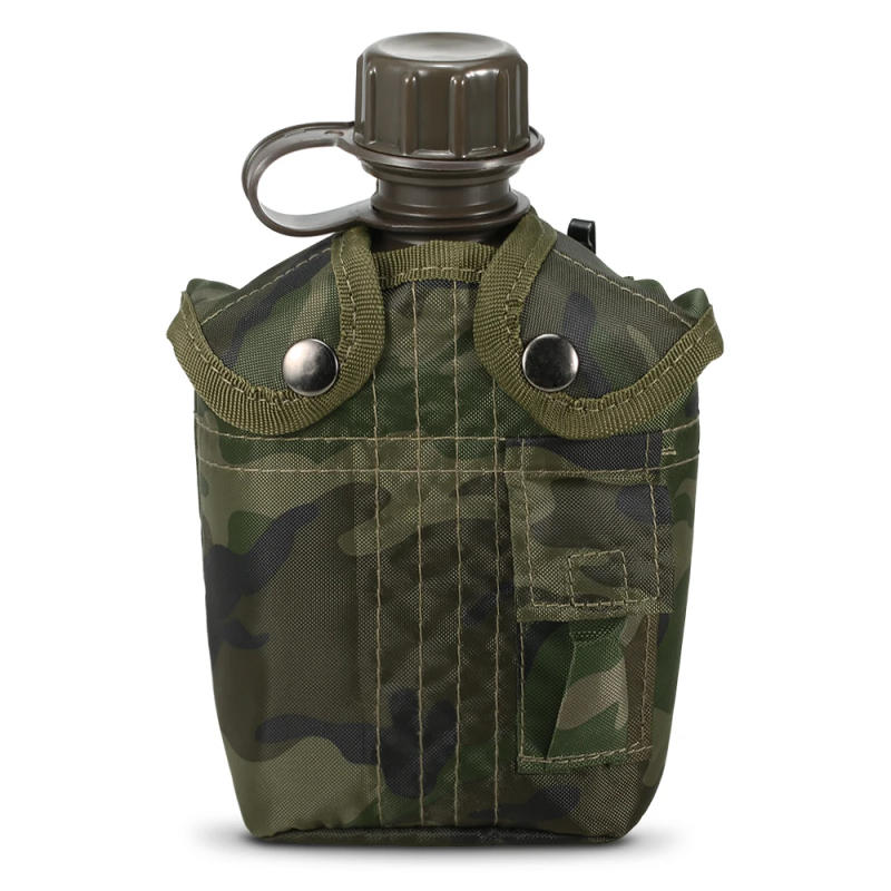 Description Picture 5 of item1L Outdoor Military Canteen Bottle Camping Hiking Backpacking Survival Water Bottle Kettle with Cover Sports Bottles