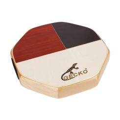 GECKO SD6 Cajon Hand Drum Cajon Drum Percussion Instrument with Carrying Bag Portable for Travel Camping Cajon Drum