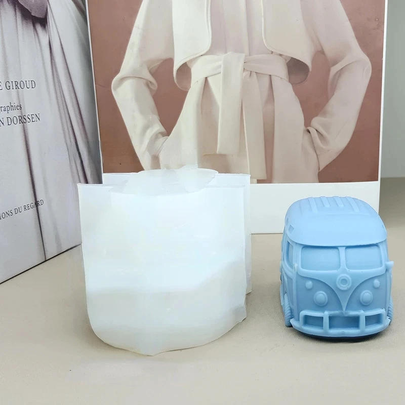 Description Picture 4 of item3D Bus Car Silicone Candle Molds Handmade Car Crafts Gypsum Resin Cement Casting DIY Soap Chocolate Cake Baking Tools Home Gifts