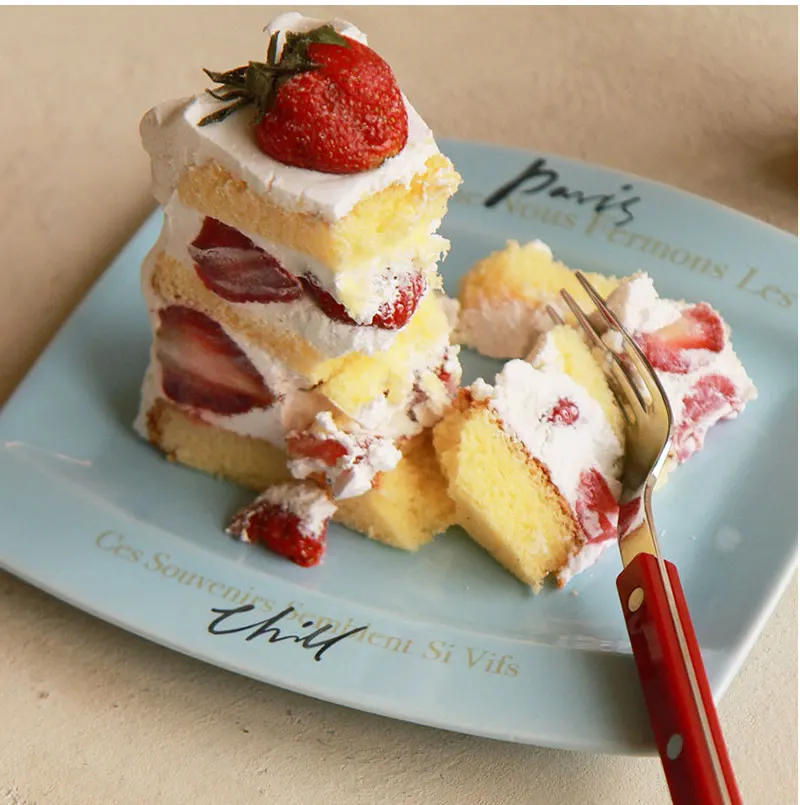 Description Picture 5 of item4pcs/Set Tableware 304 Stainless Steel Multiple Colors Table Spoon Knife Fork Tea Spoons Kitchen Food Dinner Modernly Decoration