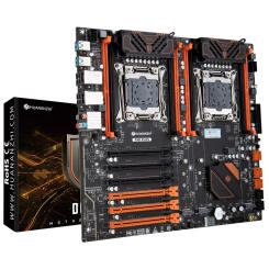 HUANANZHI X99 F8D PLUS LGA 2011-3 XEON X99 Motherboard support Intel Dual CPU E5 2640 2666 2670 2696 V3 V4 DDR4 RECC NVME NGFF