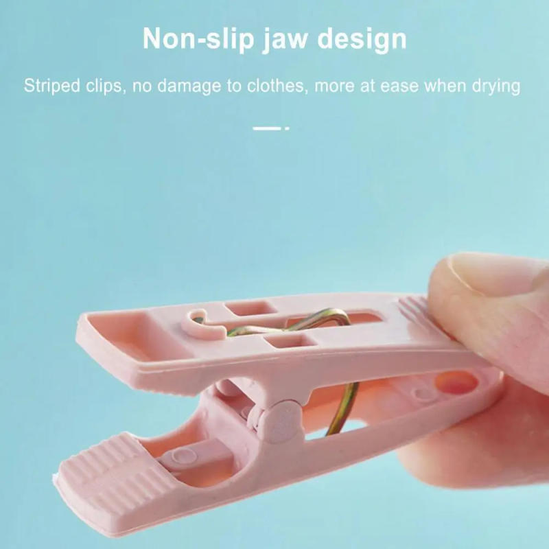 Description Picture 5 of item30Pcs Plastic Clothes Pegs Laundry Clothespin Clothes Pins Storage Organizer Quilt Towel Clips Spring with Basket Cabides Hanger