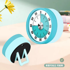 Stainless Steel Visual Timer Mechanical Kitchen Timer 60-Minutes Alarm Cooking Timer With Loud Alarm Magnetic Clock Timer