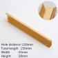 Gold brushed 210mm