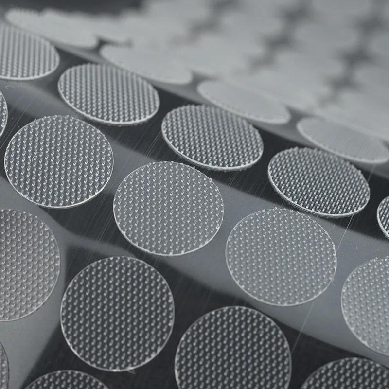 Description Picture 4 of item500/1000pair 10/15/20mm Dot Sticker Transparent Self Adhesive Hook and Loop Fastener Tape Glue Tape Round Coins Belcro Adhesivo