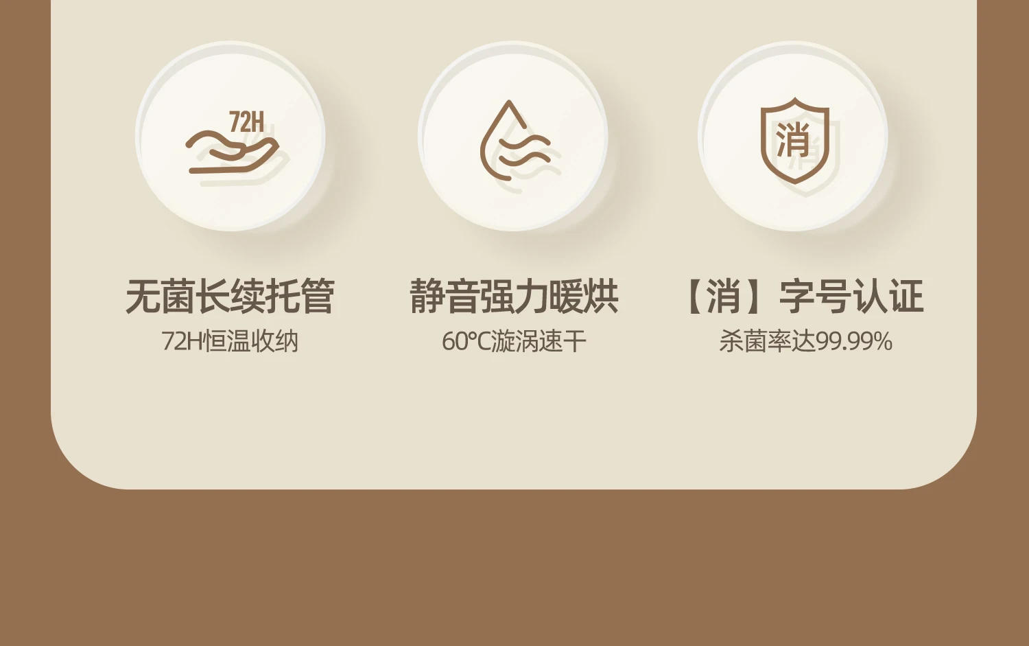 Description Picture 6 of item220V OIDIRE Ultraviolet Disinfection Cabinet Baby Bottle Sterilizer with Drying in One Family Disinfecting Cabinets