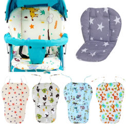 Pad Mat Feeding Chair Cushi on Pad Stroller Cushion Mat Baby Kids Cotton Fabric Highchair Cushion Pad Mat Booster Seats Cushion