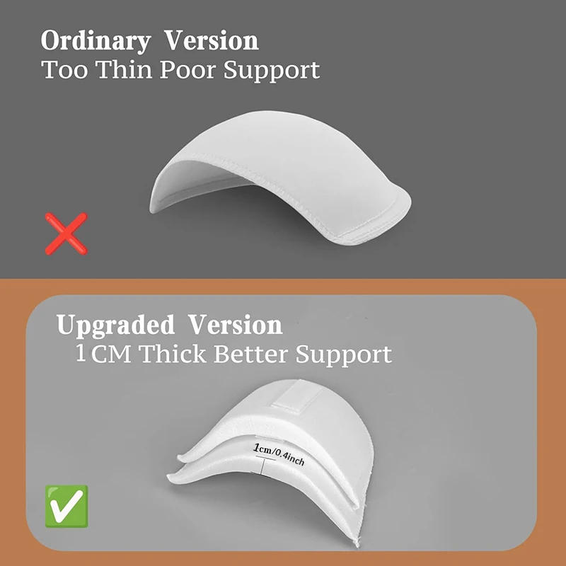 Description Picture 5 of itemFoam Sponge Shoulder Pads Sewing Set-in Shoulder Pads For Women Men Jacket Blazer T-Shirt Clothing Garment Accessories