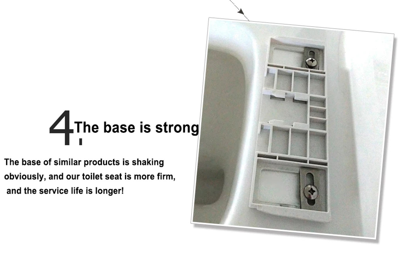 Description Picture 6 of itemBidet Toilet Seat Personal Hygiene Adjustable Spray Bidet Seat for Elongated Toilets Nozzle Cold Water Toilet Lid WC Toilet Seat
