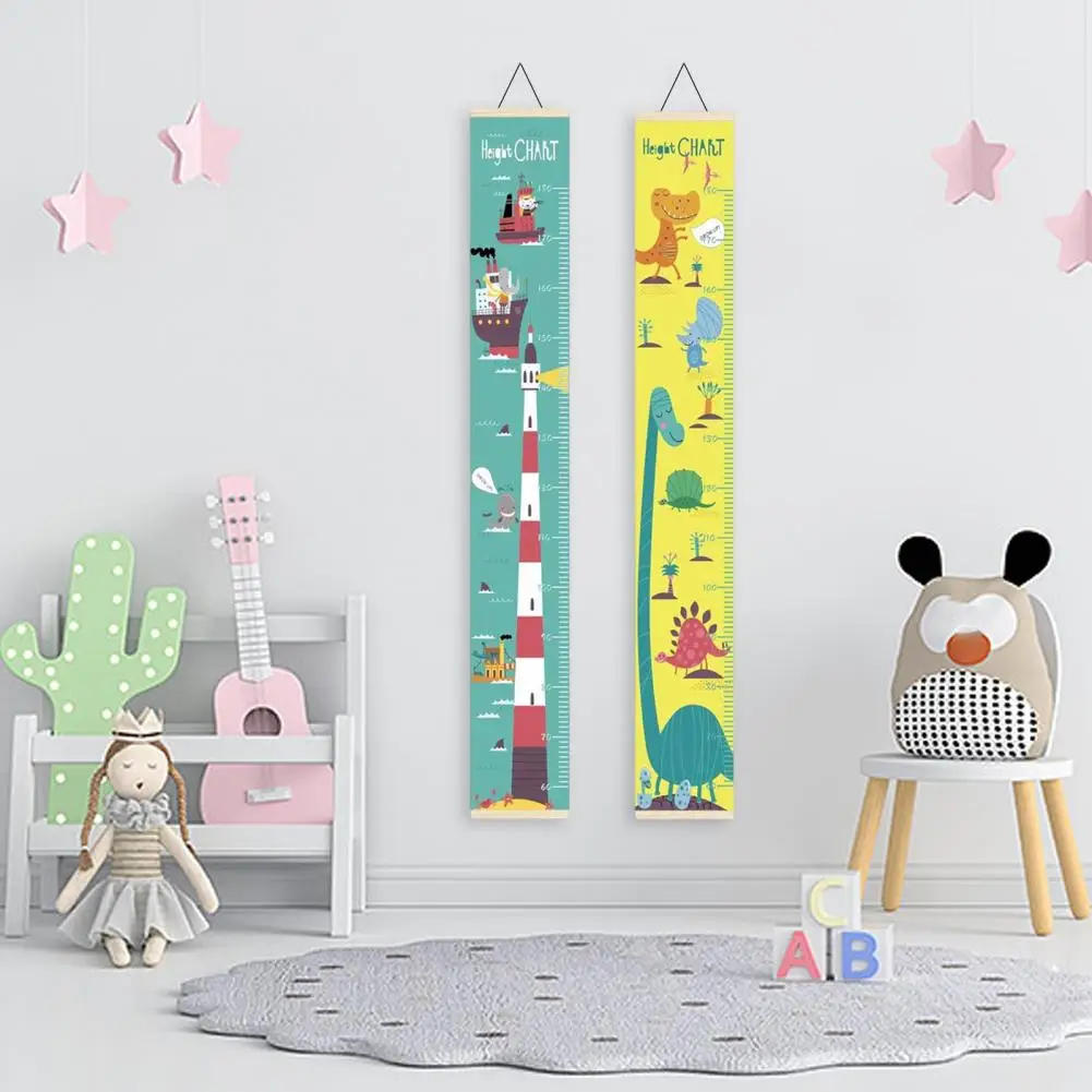 Description Picture 4 of itemChild Growth Up Chart Indicator Non Woven Fabric Height Ruler Wall Sticker for Measure Boys Girls Living Room Hanging Home Decor