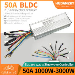 Ebike KT 50A Controller 48V/60V/72V/90V Voltage Ebike Brushless 50A 1500W 3000W Sinewave Controller Conversion Kit Accessories