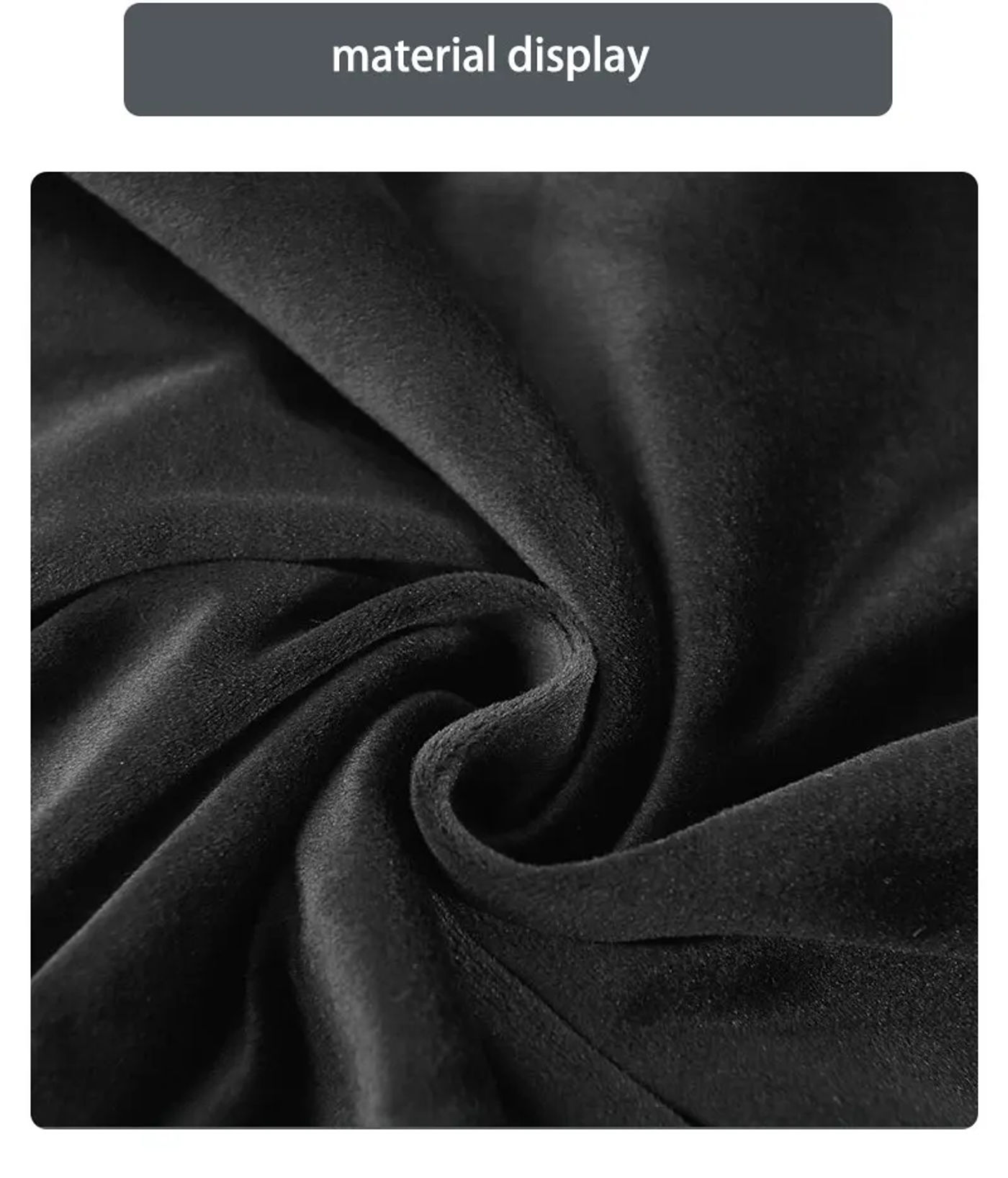 Description Picture 5 of item1pc Velvet Chair Cushion Cover Stretch Hotel Restaurant Strap Chair Seat Cover For Living Room Thicken Non-slip Office Protector