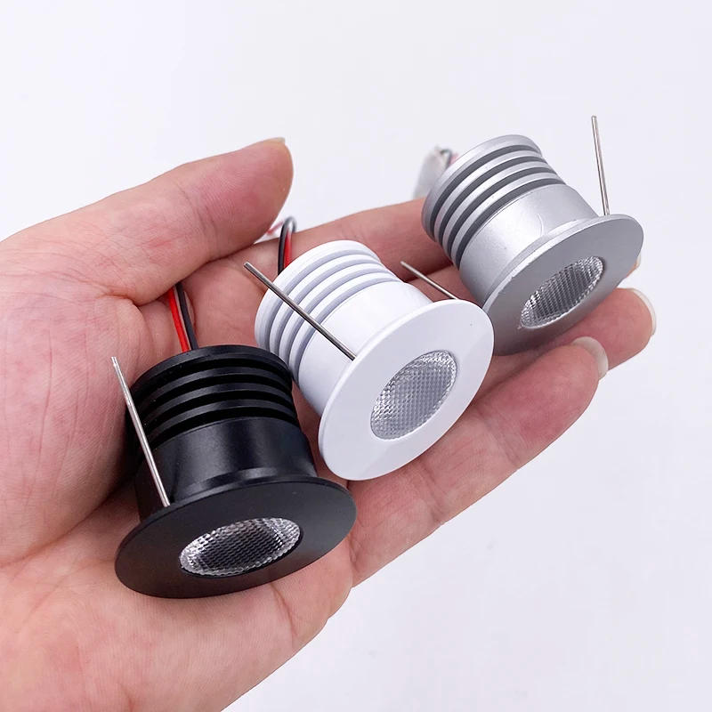 Description Picture 5 of itemRecessed 4W LED DC12V-24V AC100-240V Small Led COB Ceiling Lamp Living Room Display Cabinet Recessed Mini Spotlight Downlight