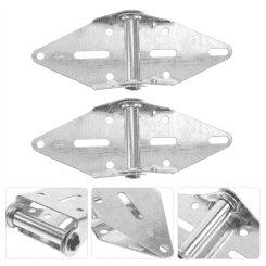 2Pcs Garage Door Hinge Remote Control Shutter Door Electric Door Hinge Support Shaft Plate Hardware Fittings