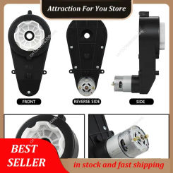 Hot Selling 2 Pcs Kids Ride On Car Gearbox 550 12V Motor 40000RPM Electric Motor With Gearbox High Speed RS550 DC Motor Match