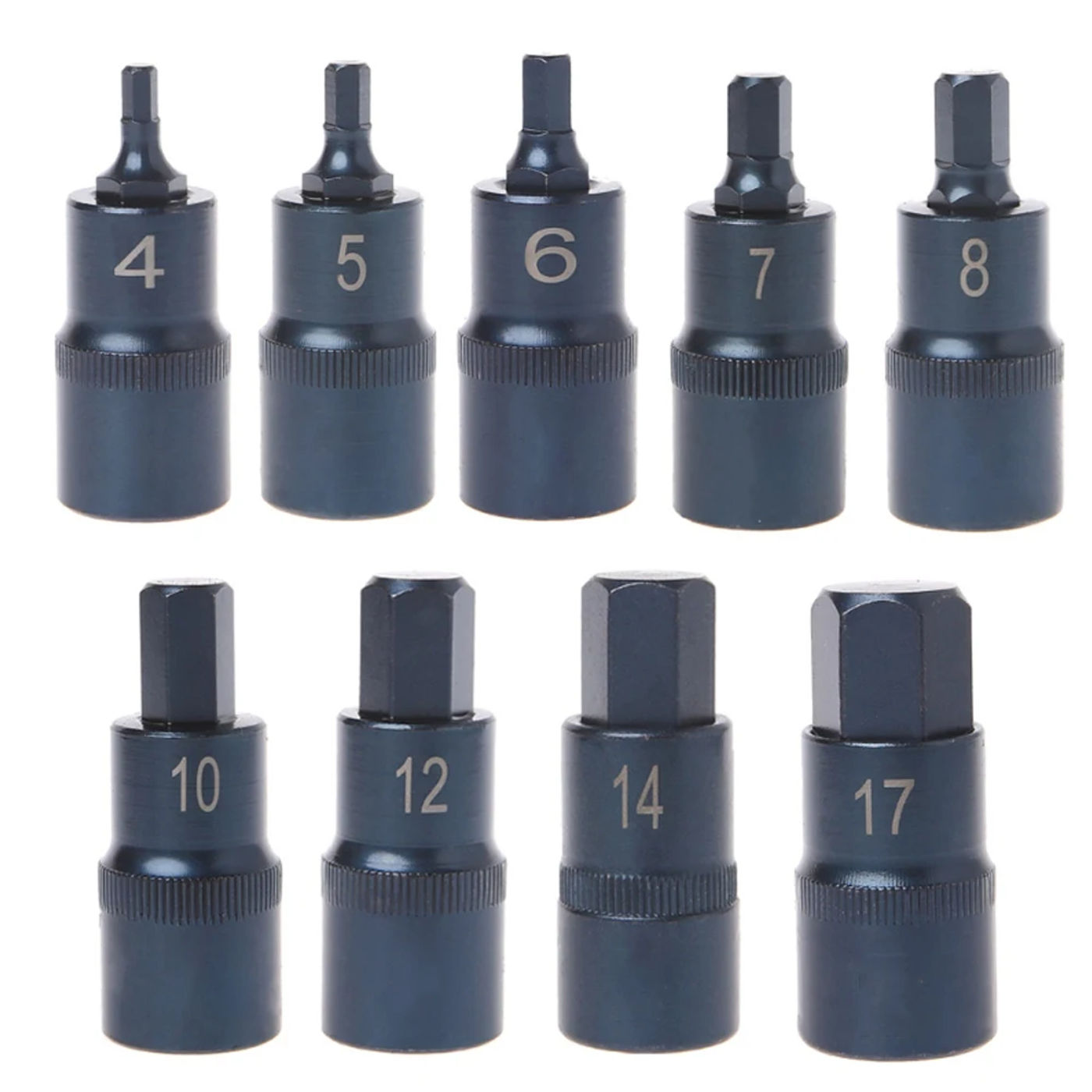 Description Picture 3 of item1/2Inch Drive Hexagon Socket Screwdriver Wrench Hex Socket Wrench Multi-Function Hand Tools Drill Bit  55mm H4-H17