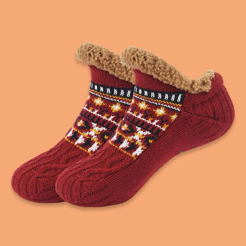 Description Picture 5 of itemAutumn And Winter Floor Socks Home Warm Thicken Women Men Socks Sleep Carpet Socks Slippers Socks Men Non-slip Yoga Socks