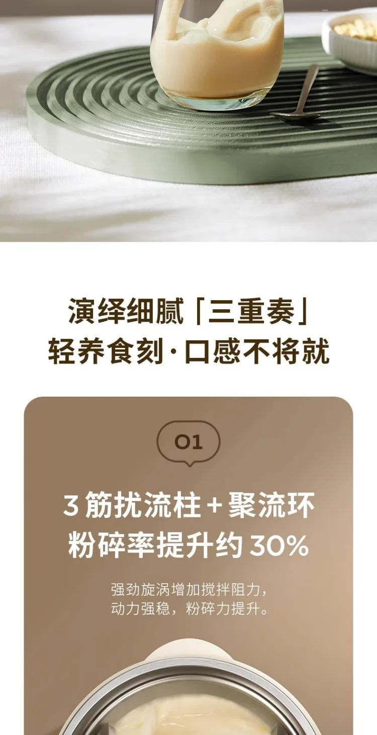 Description Picture 6 of item220V Joyoung Soybean Milk Machine Fully Automatic Multifunctional Rice Porridge Breaker No Filter No Cooking