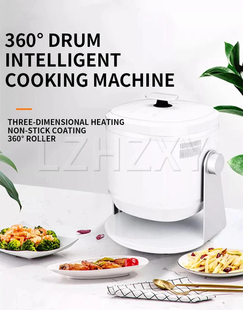 Description Picture 3 of itemElectric Cooking Machine 6L Household Automatic Frying Smart Robot Wok Fried Machine Cooking Pot